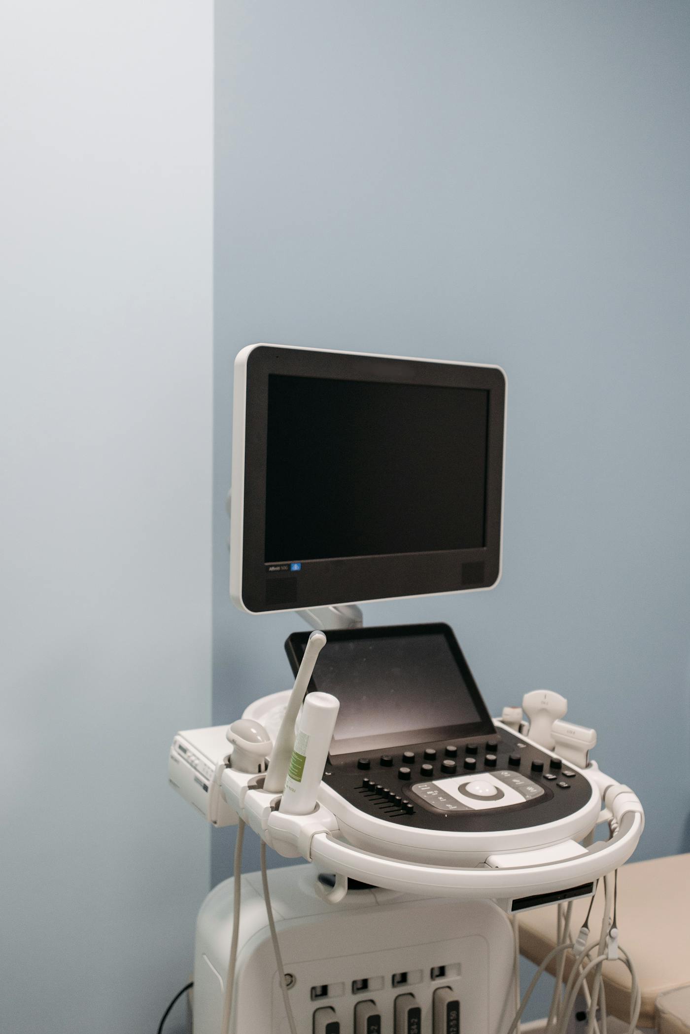 Diagnostic ultrasound imaging system in a clinical exam room